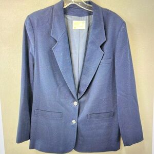Size 12 Vintage Pendleton navy blazer